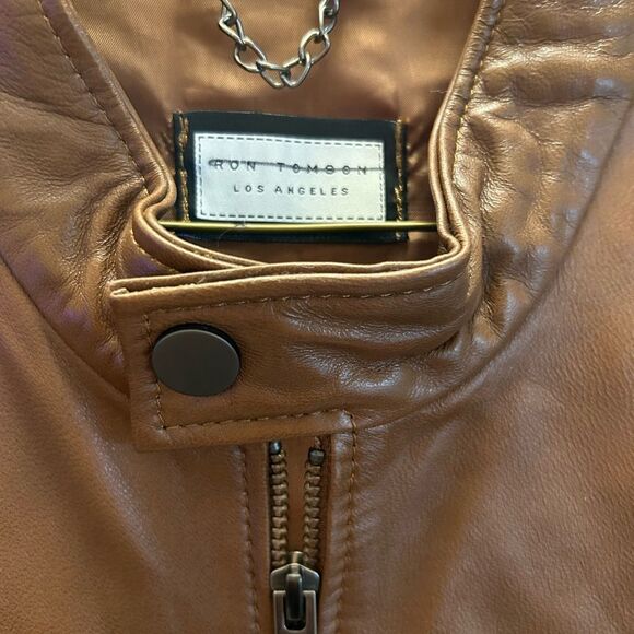 Men’s Ron Thompson Los Angeles, soft, leather jacket, size large - Picture 6 of 11